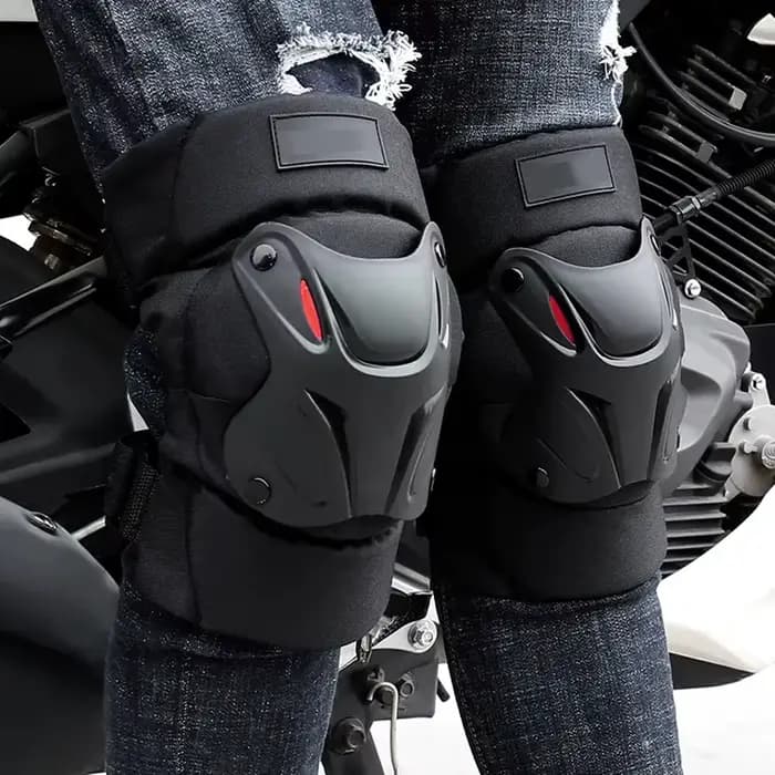 1 paire de genouillères de moto, genouillères de protection pour moto, tout-terrain, coudières de moto, Sports de plein air