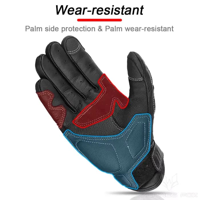 Gants de moto vintage pour hommes