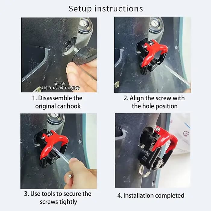 Verrou de sécurité antivol pour casque de moto en aluminium