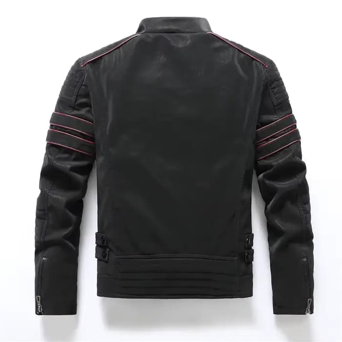 Mcikkny – veste et manteaux de motard en cuir pour hommes