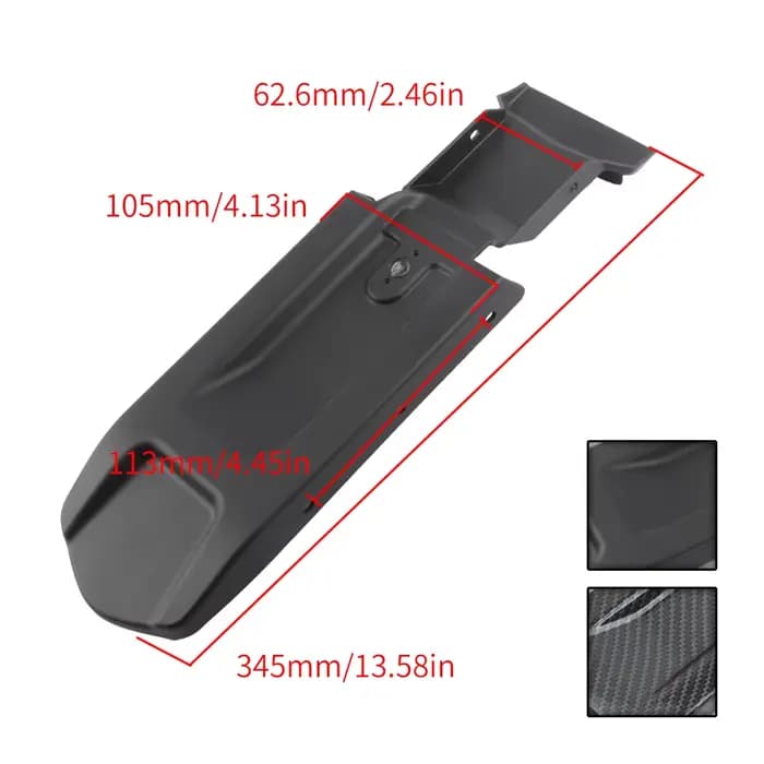 Endflats-Housses de protection en fibre de carbone pour moto Surron Light