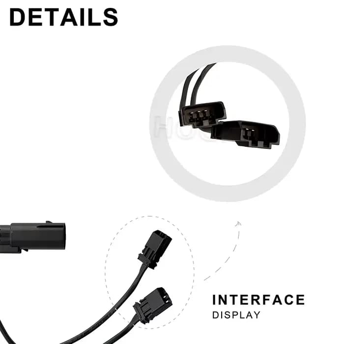 Adaptateur d'accessoires avant pour feux de circulation/clignotants pour Harley Street Glide & Road