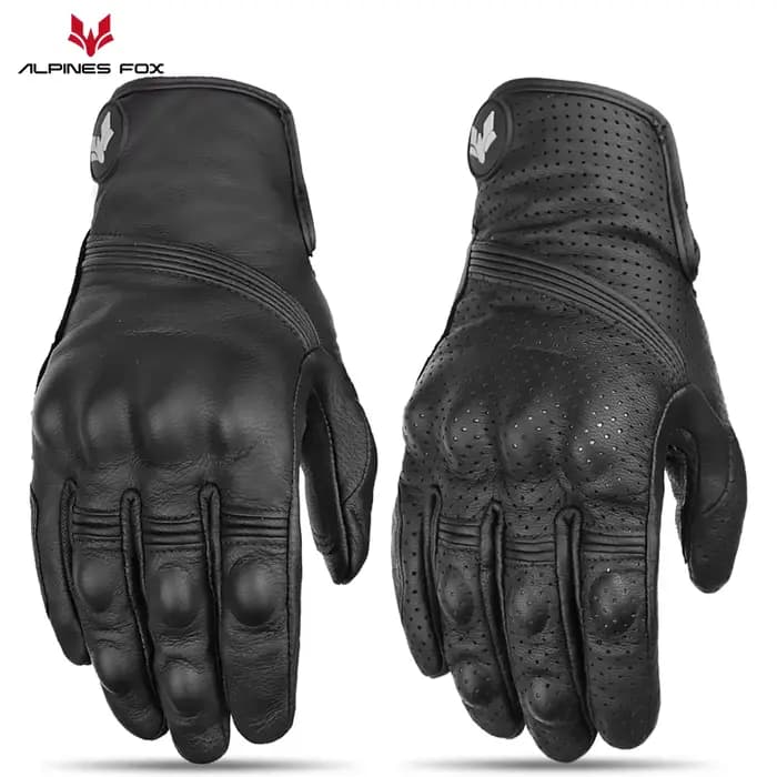 Gants de Moto Longs en Cuir group pour Homme et Femme