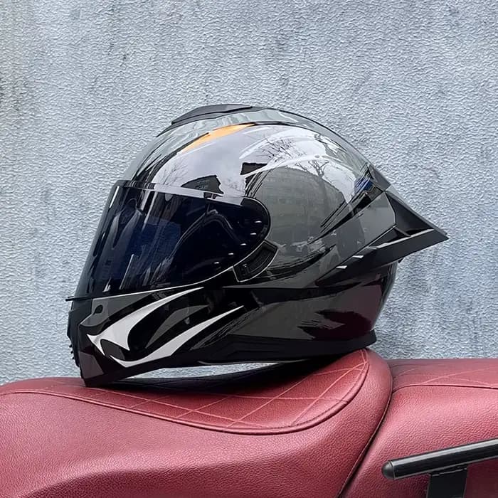 Casque de moto intégral approuvé par le DOT pour hommes et femmes