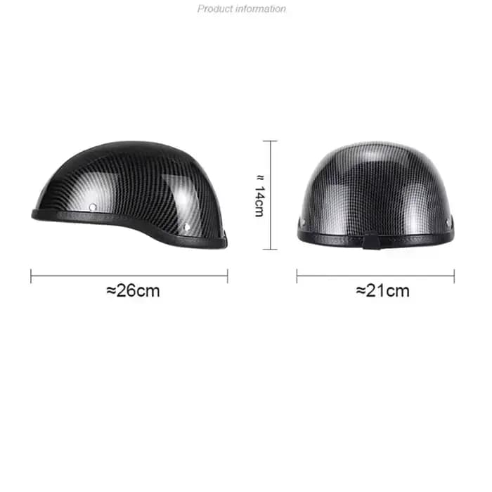 Nouveau casque de moto d'été style allemand demi-couvre-chef pour motard Harley
