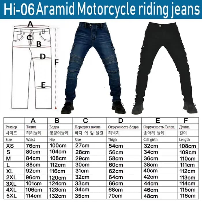 Kevlar pantalon de Moto hommes jean d'équitation de protection