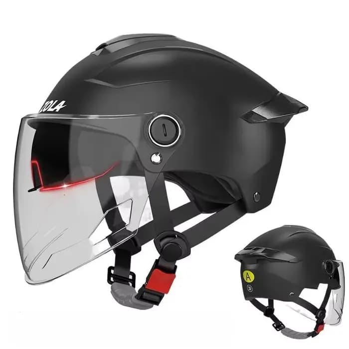 Casque de moto électrique à Double lentille