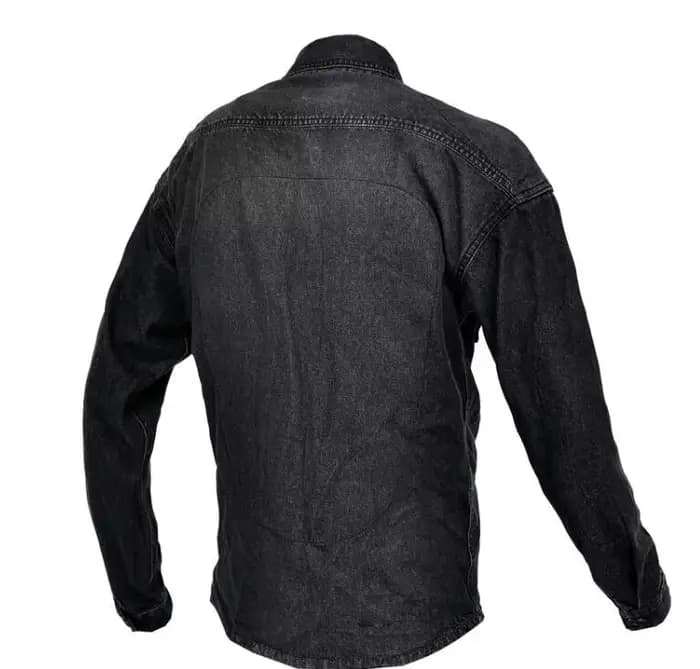Veste de moto en denim pour hommes et femmes