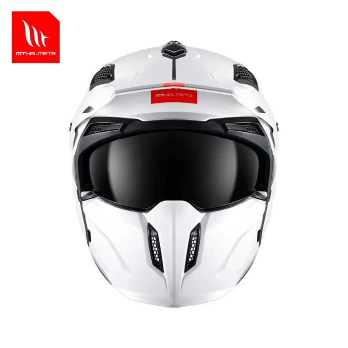 Casque de moto modulaire MT Streetfighter SV casques de motocross solides motos mat/brillant avec coque ABS toutes saisons