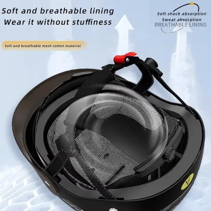MOWK moto Vintage demi casque été respirant hommes femmes électrique Jet Scooter casques ouverts