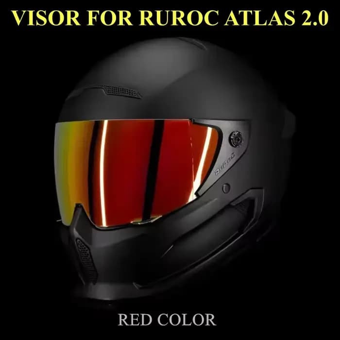 Atlas 2.0 casque visière pour RUROC Moto Cascos Para