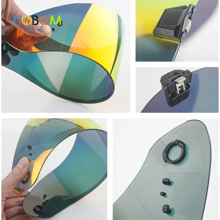 Capacete pour SCORPION EXO-R420 visière bouclier lentille Moto accessoires casque intégral Anti-UV ForScorpion