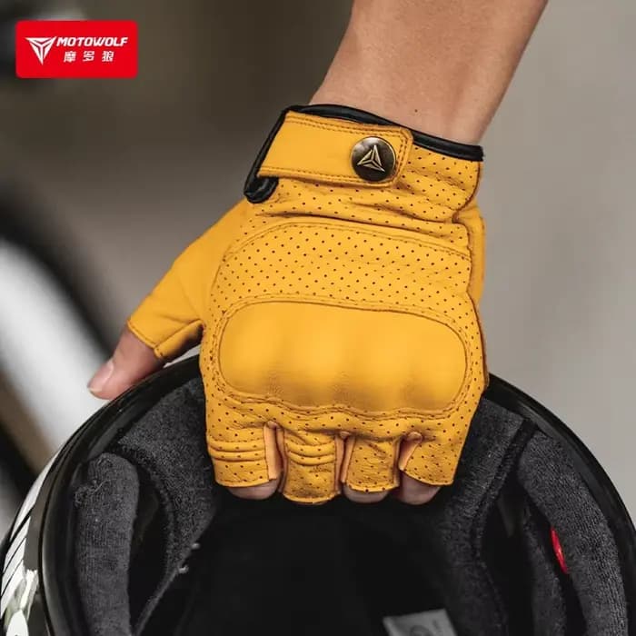 Gants en cuir hommes été