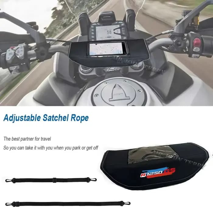 Sac de rangement pour guidon de moto