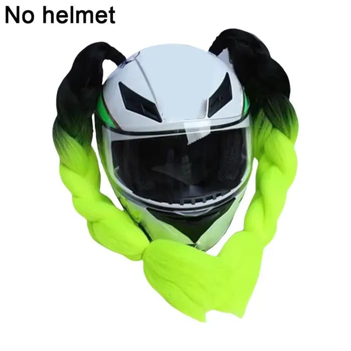 Tresses de décoration de casque de moto