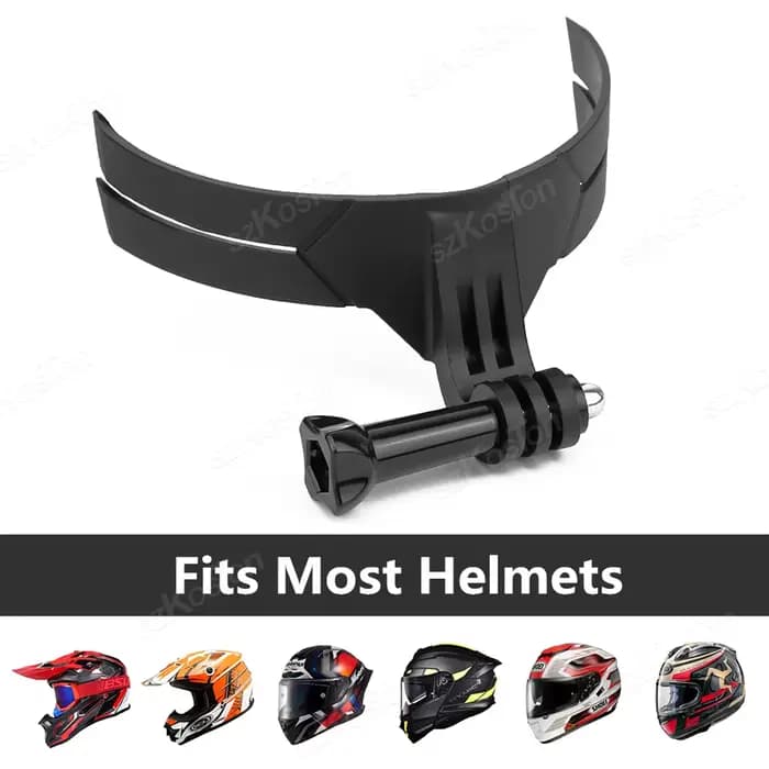 Support de menton pour casque de moto