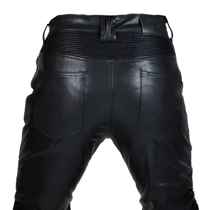 Pantalon de course de Motocross en cuir PU pour hommes