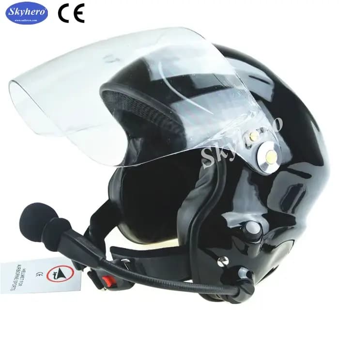 Casque de paramoteur antibruit avec casque complet