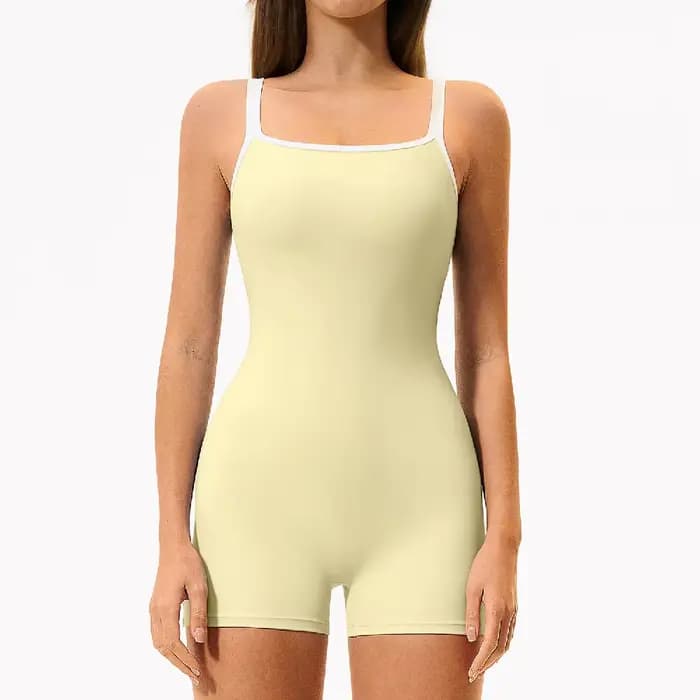 Combinaisons de yoga sans dos, justaucorps de sport fitness avec effet push-up, vêtements de gym sexy, combinaison une pièce pour l'entraînement avec dos élégant