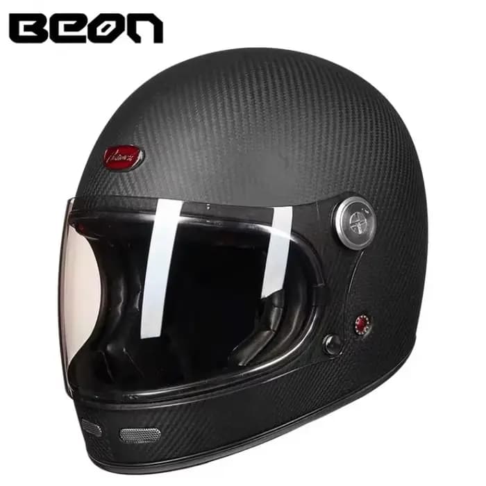 Beon-Casque de Moto en Fibre de Carbone