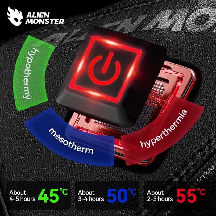 Gants de moto chauffants pour hommes