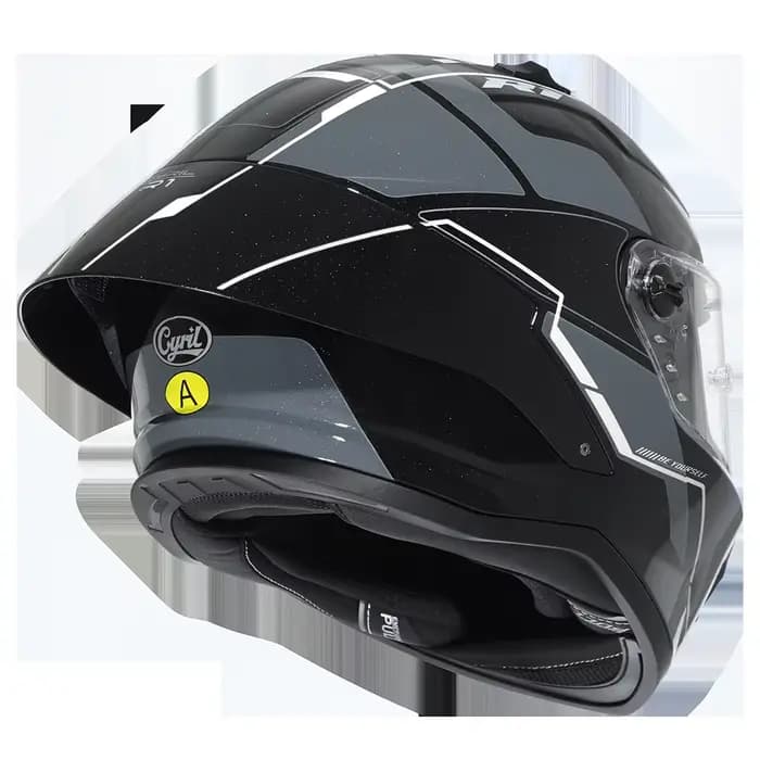 Casque de moto intégral rétro casques légers de motocross avec visières magnétiques