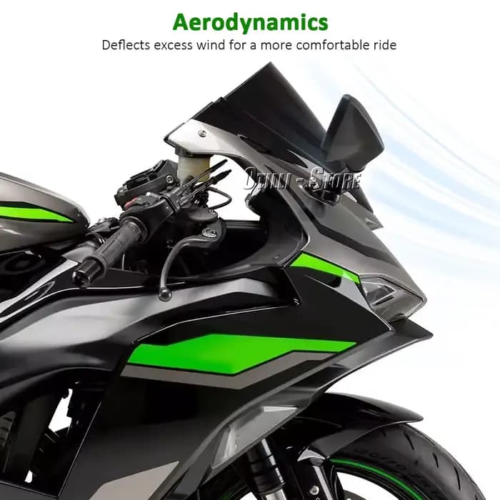 Accessoires de moto pare-brise Double bulle pour KAWASAKI NINJA ZX-6R ZX 6R