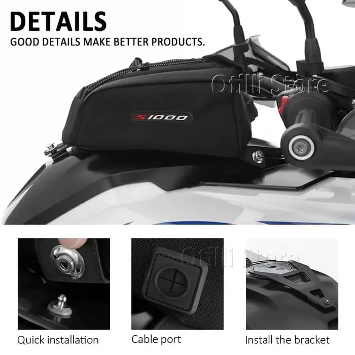 Sac de réservoir étanche pour accessoires de moto