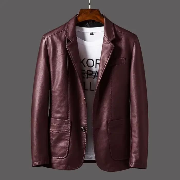 Blouson en cuir pour homme