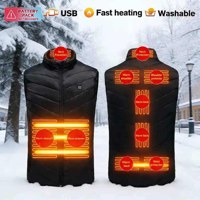 Veste chauffante pour moto