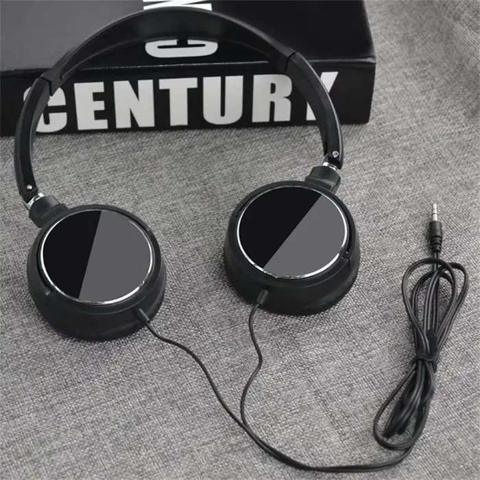 Écouteurs filaires pliables sur l'oreille, son stéréo HiFi, casque portable, téléphone de sauna universel, 3.5mm