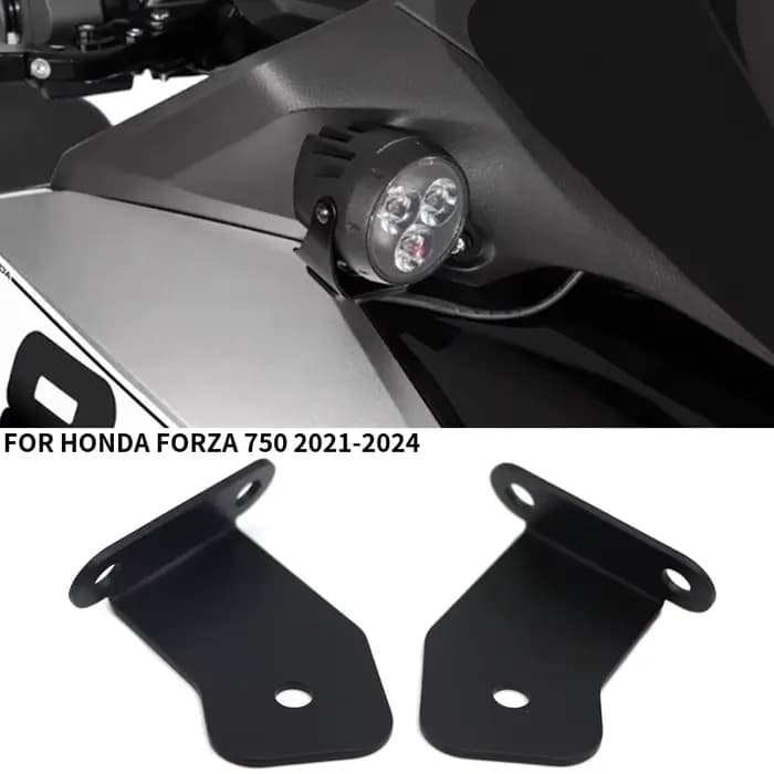 Support de feux antibrouillard pour moto
