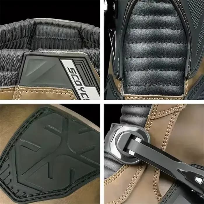 Bottes de moto SCOYCO pour hommes