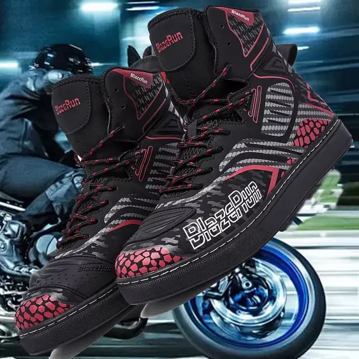 Chaussures de moto imperméables pour hommes