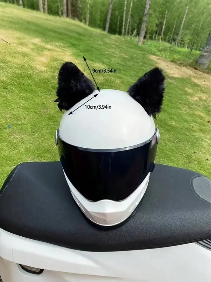 Paquet de 2 accessoires de casque d'oreilles de chat en fausse fourrure