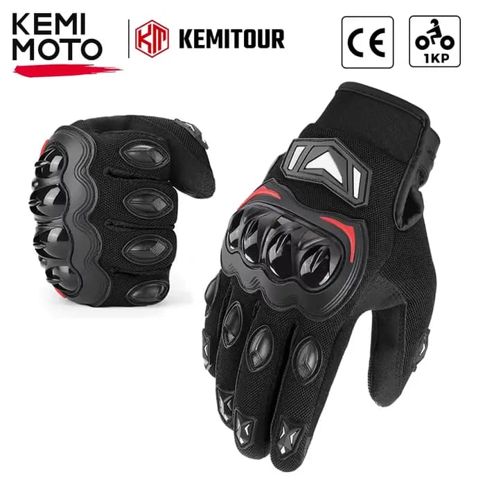 KEMIMOTO gants de moto d'été
