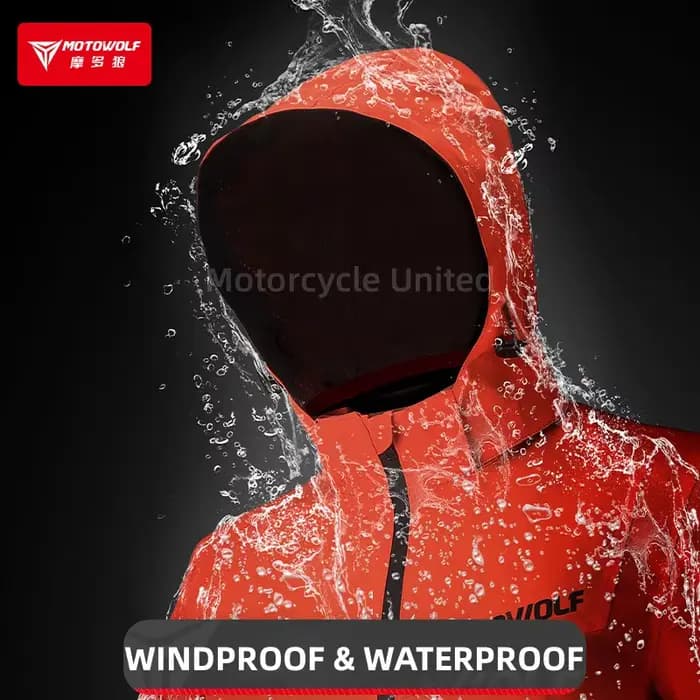 Motowolf-Veste de moto imperméable pour homme