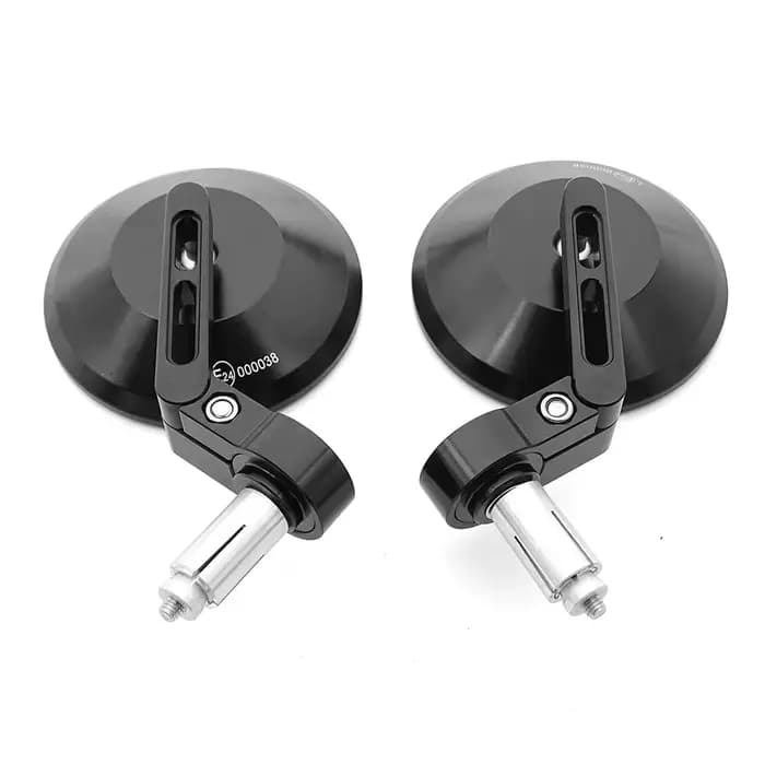 Accessoires de Moto 7/8 "rétroviseurs arrière d'extrémité de barre ronde pour café Racer