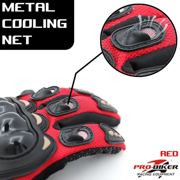 Gants de moto pro-biker, doigt complet, antidérapants, cyclisme, vélo, course