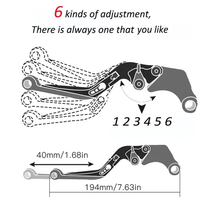 Leviers de frein et d'embrayage pliables réglables pour moto Honda XL750 XL 750 TRANSALP 2023 2024 2025 2026 Transalp750
