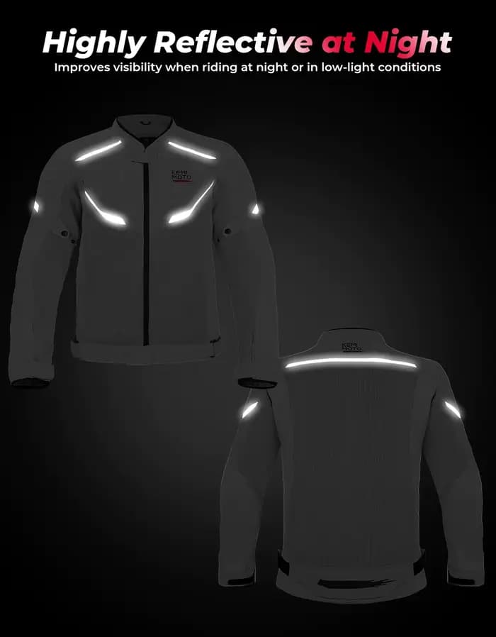 KEMIMOTO Veste pour homme avec protection blindée CE