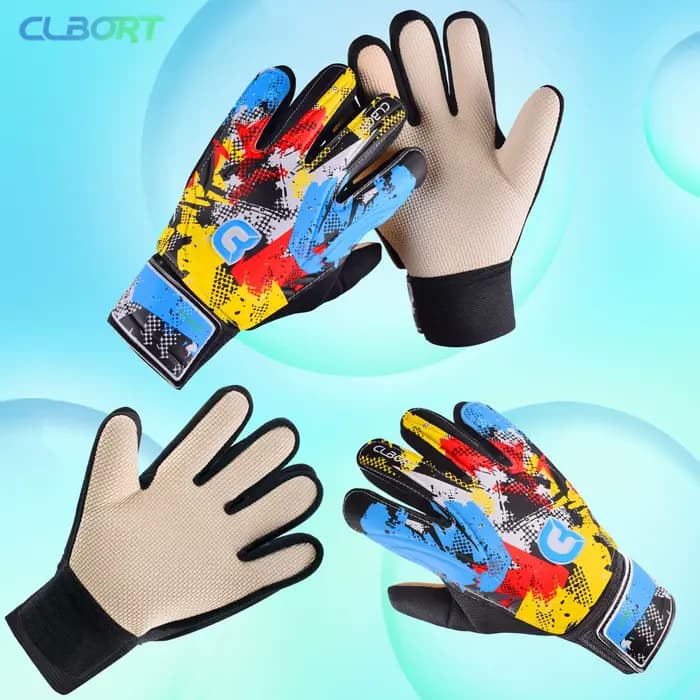 Gants de gardien de but de football, gants de gardien de but de style graffiti avec forte adhérence, gants de football antidérapants