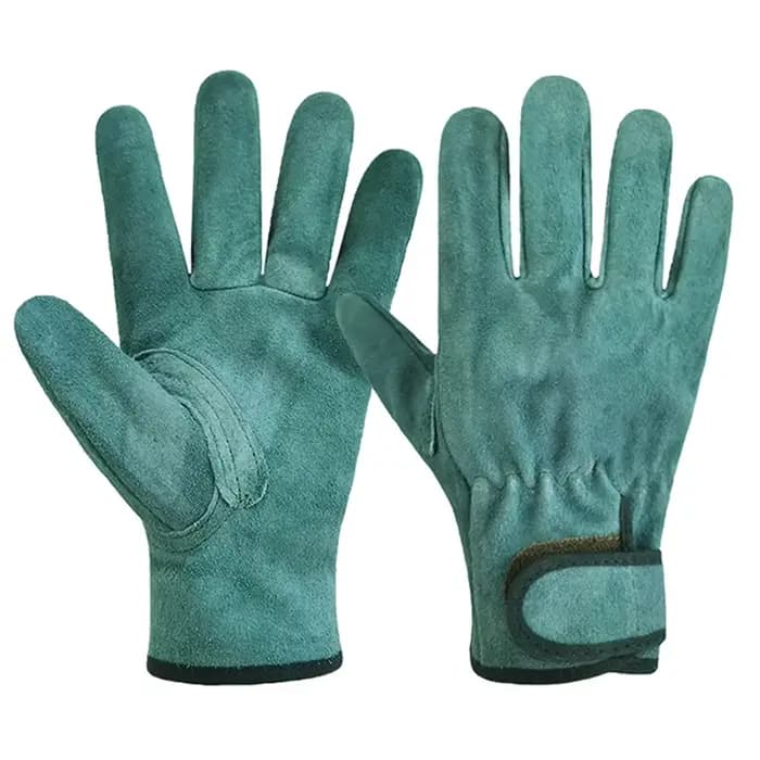 Gants de jardinage de Protection extérieure, nettoyage de cour, jardin Floral, cuir, Anti-épine et Protection des mauvaises herbes, gants de travail, 1 paire