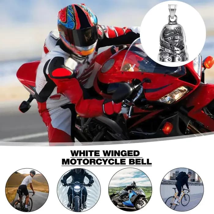 Cloche de moto en acier inoxydable