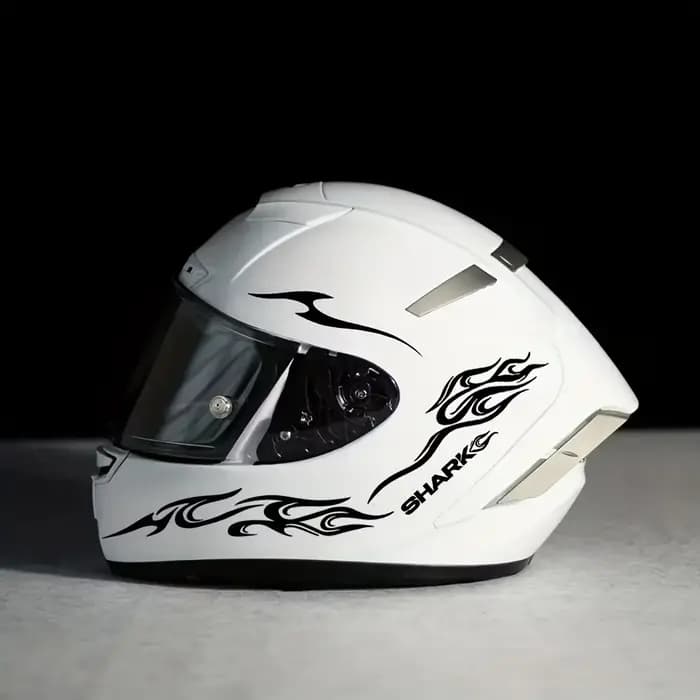 Autocollants pour casque de moto 8 en 1