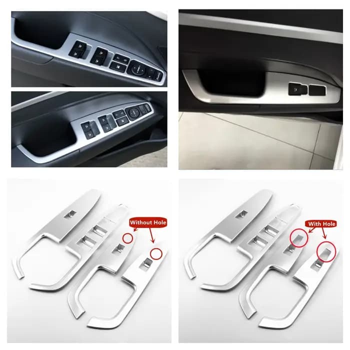 Panneau de Protection pour interrupteur de porte et fenêtre, accessoires LHD pour Hyundai Elantra 2016 2017 2018