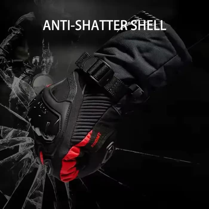 Gants de Moto chauds et imperméables d'hiver pour le cyclisme/course tout-terrain/vélo
