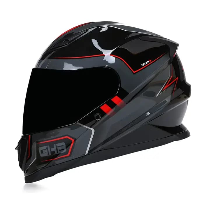 Casque de moto intégral approuvé DOT ECE
