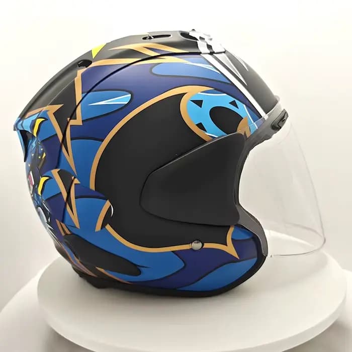Casque de moto demi-coque VZ RAM Kirin Big Eyes de haute qualité pour homme et femme