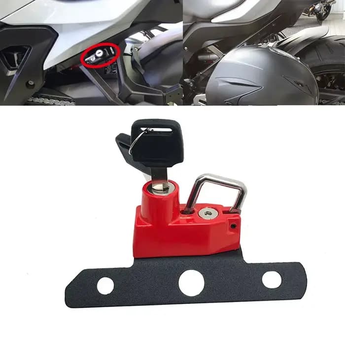 Crochet de verrouillage de casque de moto pour BMW